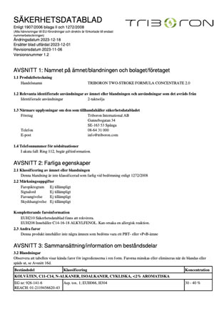 Säkerhetsblad